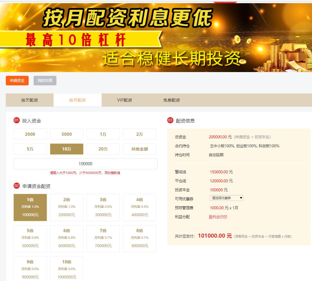 网络配资_非法证券业务活动_山寨同花顺配资平台